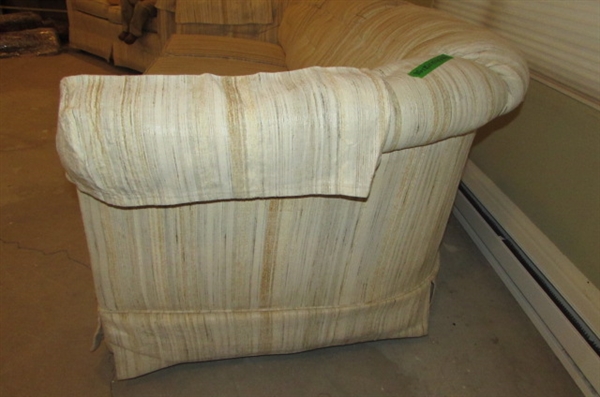 TAN FABRIC COUCH