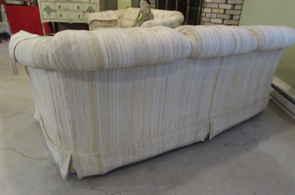 TAN FABRIC COUCH