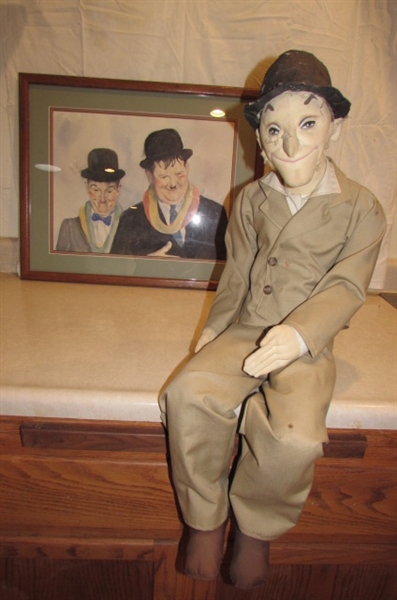 STUFFED VINTAGE LAUREL FROM LAUREL AND HARDY