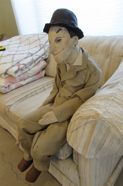 STUFFED VINTAGE LAUREL FROM LAUREL AND HARDY