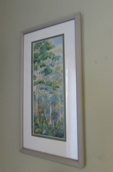 TREE PRINT IN MATTED FRAME