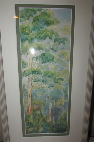 TREE PRINT IN MATTED FRAME