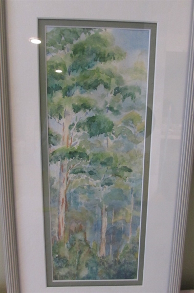 TREE PRINT IN MATTED FRAME