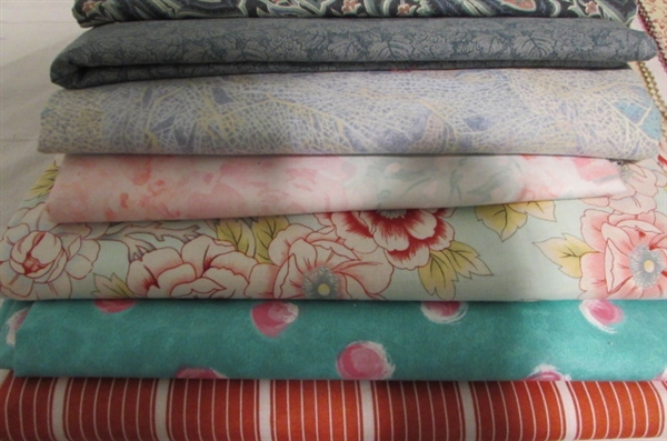 LOTS OF QUILTING FABRIC