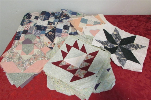 PIECED QUILT SQUARES 