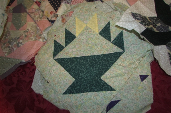 PIECED QUILT SQUARES 