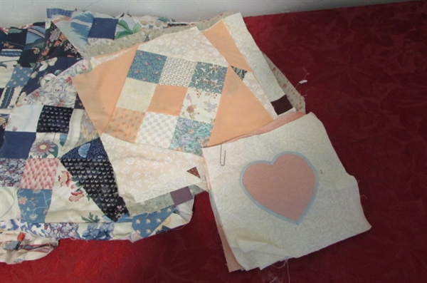 PIECED QUILT SQUARES 