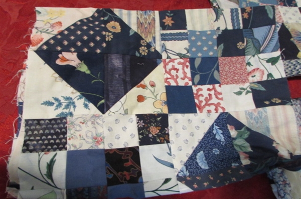 PIECED QUILT SQUARES 