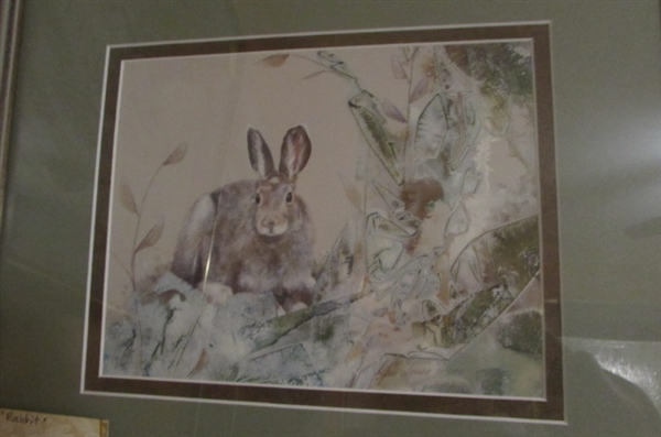 RABBIT WATERCOLOR BY JAN SOUSA