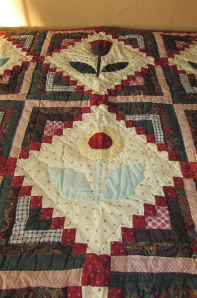 ANOTHER TULIP/FLOWER QUILT