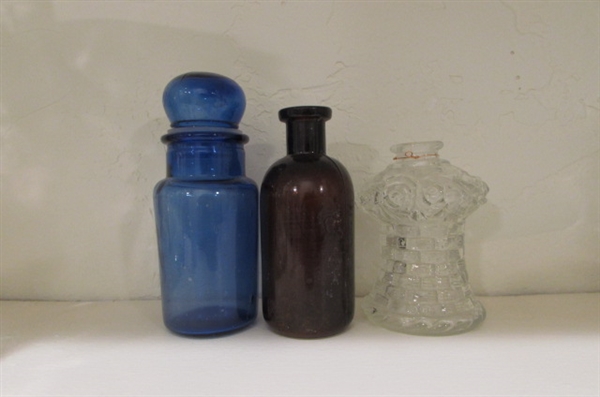 VINTAGE BOTTLES AND LITTLE NICK NACKS