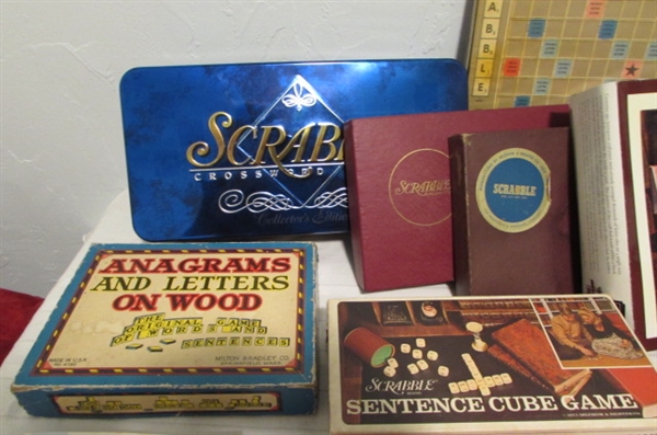 SCRABBLE BOGGLE AND WORD SPOT GAMES FOR FAMILY GAME NIGHT