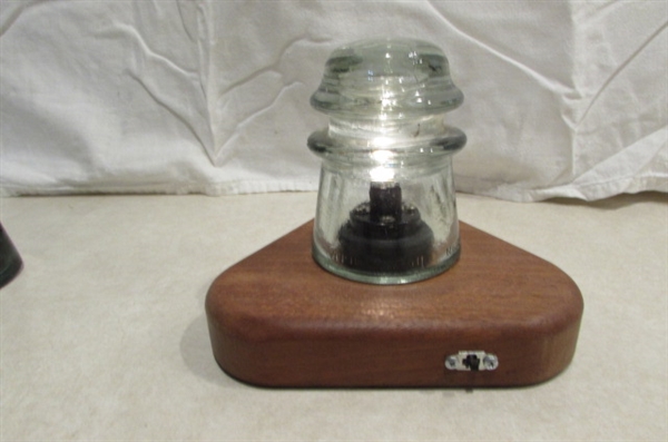 ELECTRIC INSULATOR NIGHT LIGHT AND OTHER COLOR INSULATORS