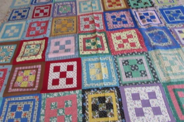 HANDMADE QUILT TOPPER