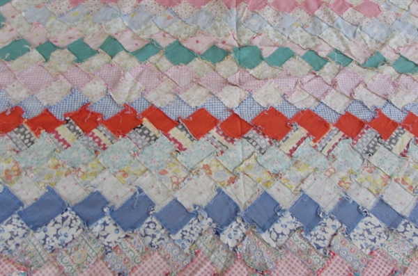 ANOTHER BEAUTIFUL HAND MADE QUILT TOPPER.