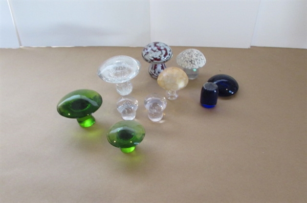 GLASS MUSHROOMS