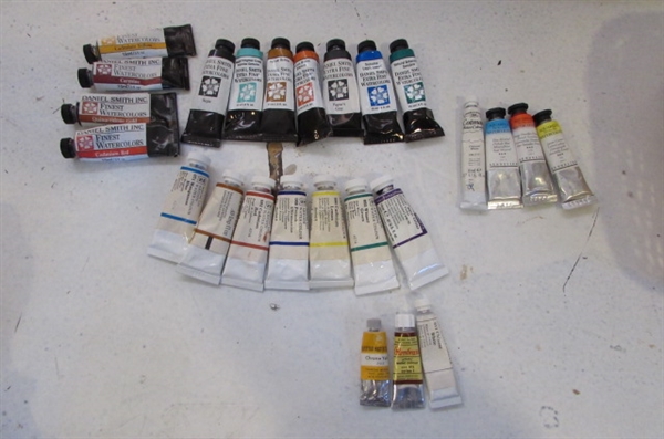 HOW TO WATERCOLOR BOOKS AND VARIOUS WATERCOLOR SUPPLIES