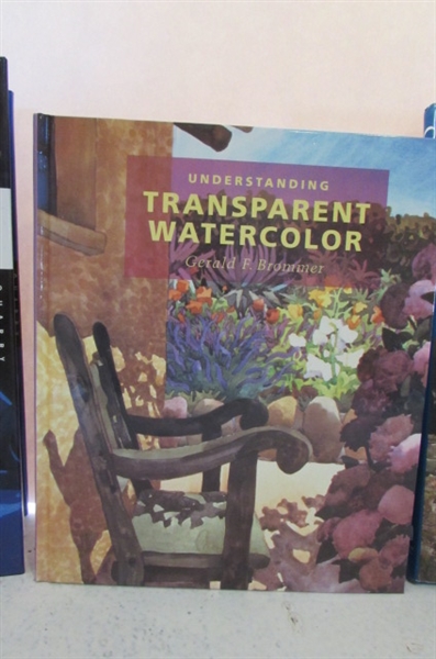 HOW TO WATERCOLOR BOOKS AND VARIOUS WATERCOLOR SUPPLIES