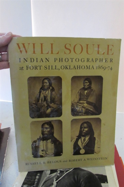 AMERICAN INDIAN ART, AND PORTRAIT BOOKS PLUS TRADITIONAL DRESS AND BASKETRY