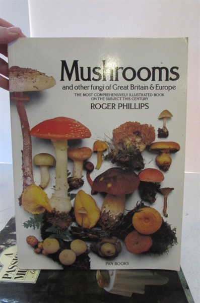 MUSHROOM BOOKS HOW TO FIND AND WHICH ONES TO EAT