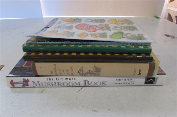 MUSHROOM RECIPE BOOKS AND ANOTHER ULTIMATE MUSHROOM BOOK