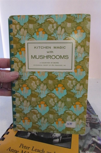 MUSHROOM RECIPE BOOKS AND ANOTHER ULTIMATE MUSHROOM BOOK