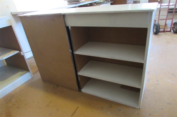 2-PIECE L-SHAPED CABINET