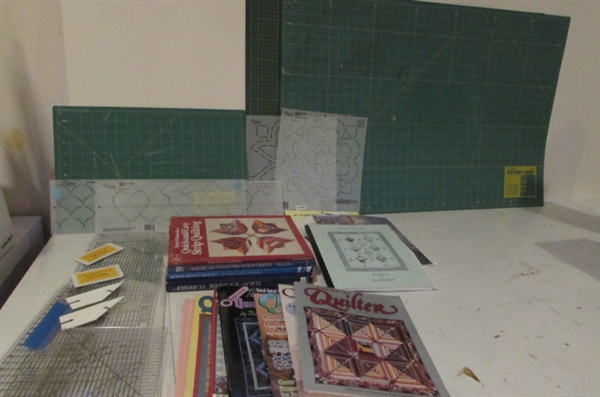 QUILTING BOOKS, PATTERNS & CUTTING MATS