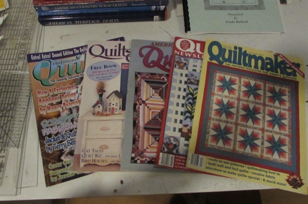 QUILTING BOOKS, PATTERNS & CUTTING MATS