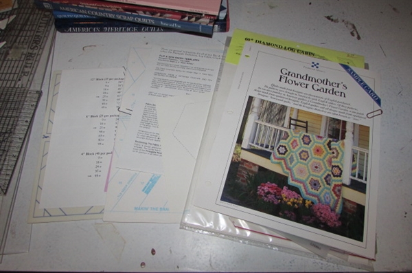 QUILTING BOOKS, PATTERNS & CUTTING MATS