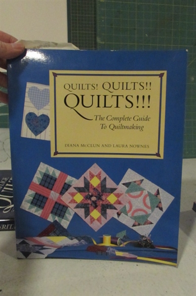 QUILTING BOOKS, PATTERNS & CUTTING MATS