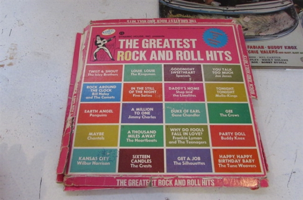 50's to 70's ROCK AND ROLL OLDIES VINYL RECORDS