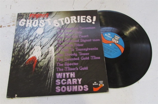 VINTAGE VINYL 45', 78's AND STEREO RECORDS: MUSICALS, HALLOWEEN & MORE.