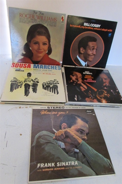 LARGE LOT OF VINTAGE OLDIES VINYL RECORDS