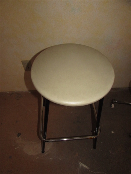 3 VINTAGE STOOLS