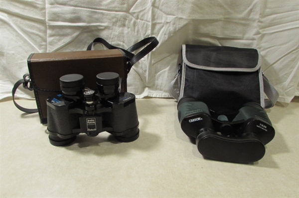 BUSHNELL AND CARSON BINOCULARS