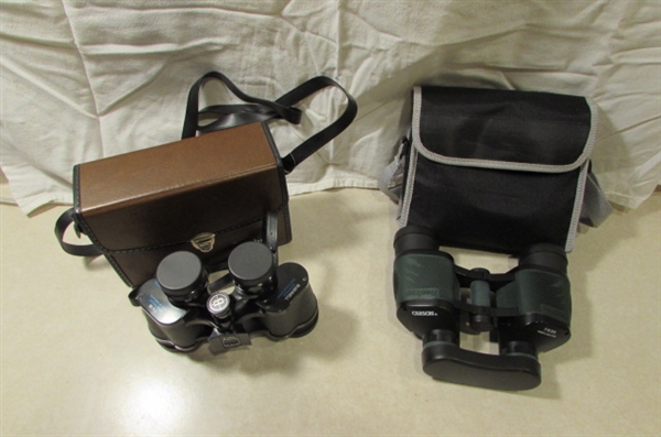 BUSHNELL AND CARSON BINOCULARS