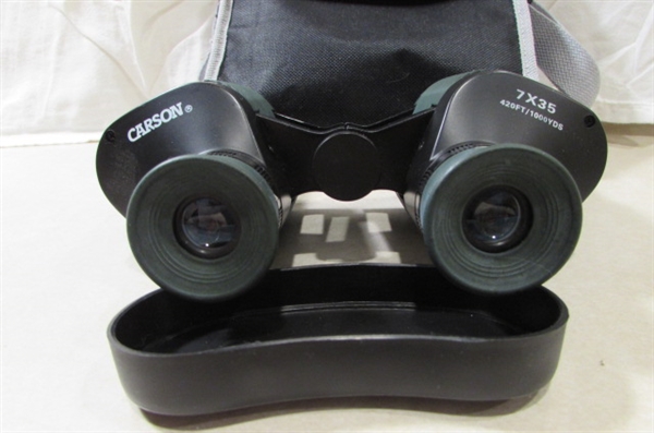 BUSHNELL AND CARSON BINOCULARS