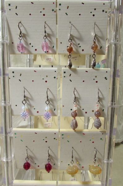 32 PAIRS OF EARRINGS - MADE BY JAN SOUSA