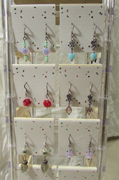 32 PAIRS OF EARRINGS - MADE BY JAN SOUSA