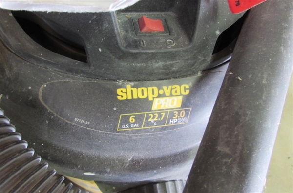 6 GALLON SHOP VAC & MORE