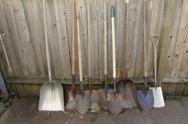 9 SHOVELS