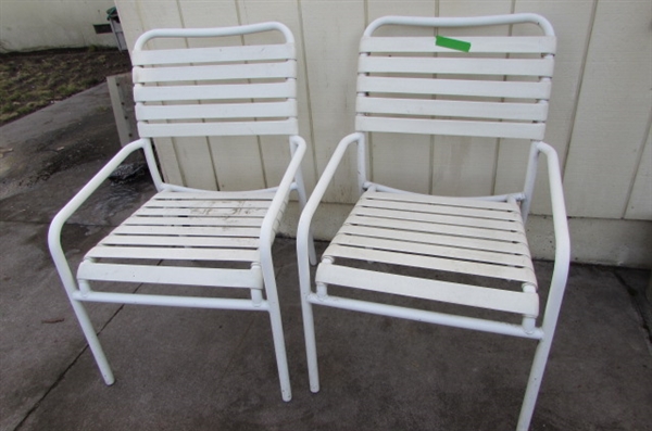 PAIR OF PATIO CHAIRS