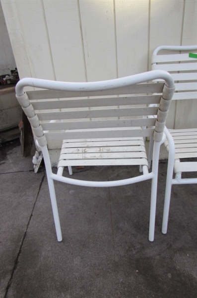 PAIR OF PATIO CHAIRS