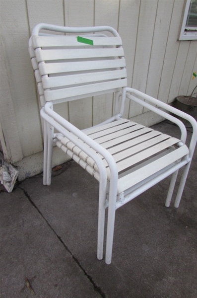 PAIR OF PATIO CHAIRS