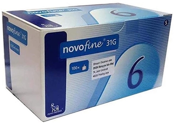 Novofine 6mm x 31g 100ct Novo nordisk- 2 boxes