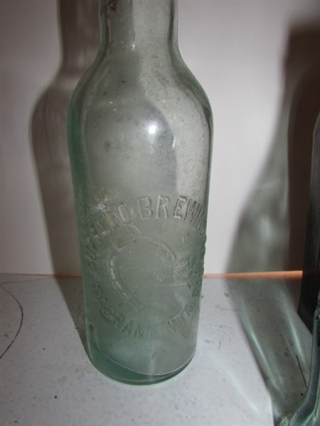 VARIETY OF VINTAGE SODA BOTTLES AND MORE