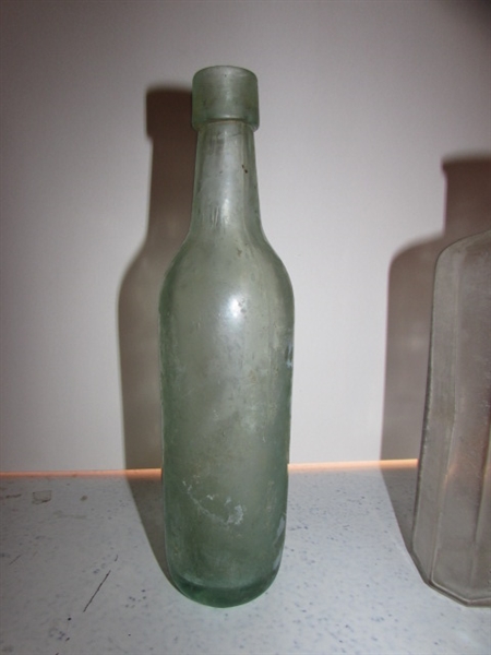 VARIETY OF VINTAGE SODA BOTTLES AND MORE