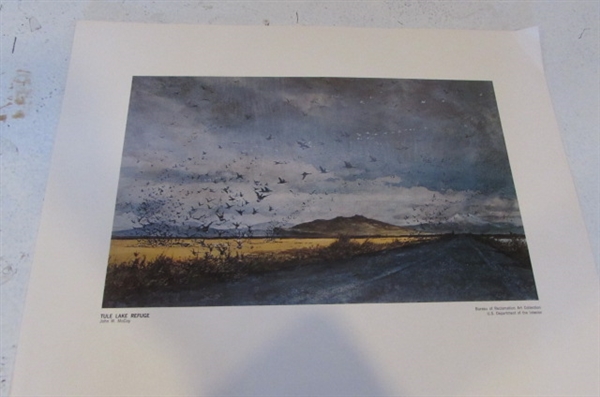 BUREAU OF RECLAMATION ART COLLECTION PRINTS