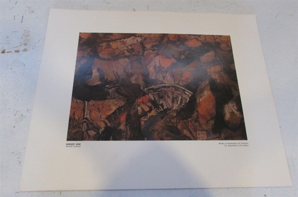 BUREAU OF RECLAMATION ART COLLECTION PRINTS